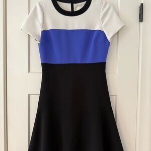 Kate Spade Jazz Things Up Colorblock Crepe Flip Dress